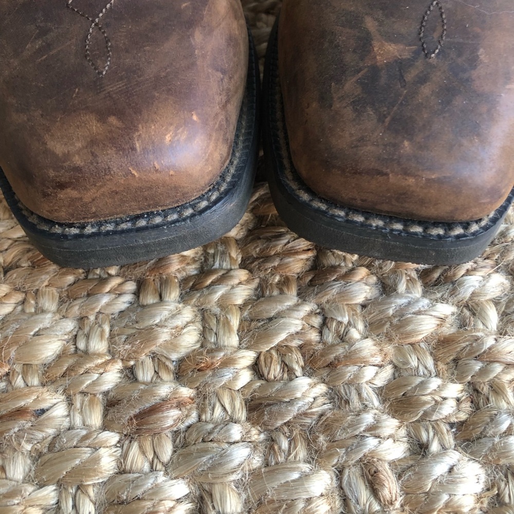 Justin Boots Brown and Blue Women's Western Boots - Picture 11 of 12